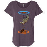 T-Shirts Vintage Purple / X-Small INFINUT Triblend Dolman Sleeve