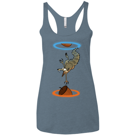 T-Shirts Indigo / X-Small INFINUT Women's Triblend Racerback Tank