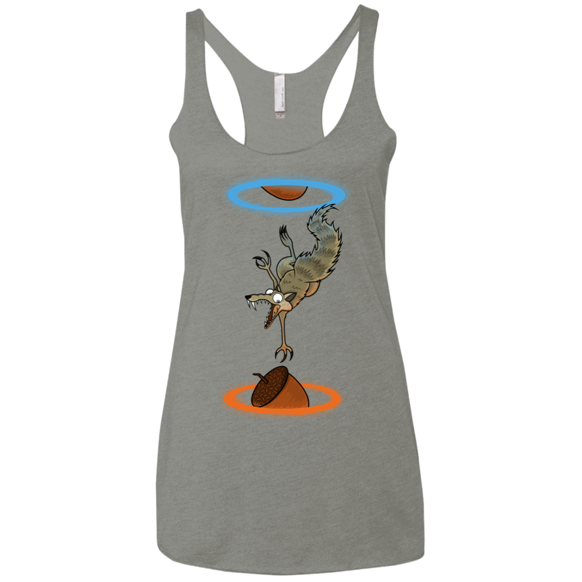 T-Shirts Venetian Grey / X-Small INFINUT Women's Triblend Racerback Tank