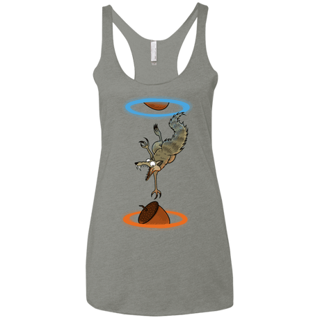 T-Shirts Venetian Grey / X-Small INFINUT Women's Triblend Racerback Tank