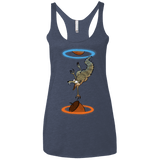 T-Shirts Vintage Navy / X-Small INFINUT Women's Triblend Racerback Tank