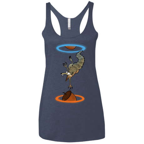 T-Shirts Vintage Navy / X-Small INFINUT Women's Triblend Racerback Tank