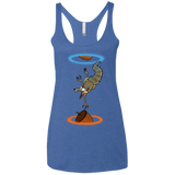 T-Shirts Vintage Royal / X-Small INFINUT Women's Triblend Racerback Tank