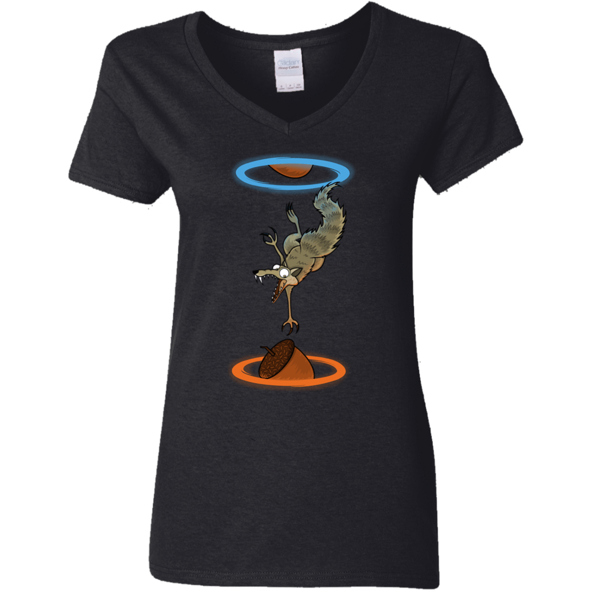 T-Shirts Black / S INFINUT Women's V-Neck T-Shirt