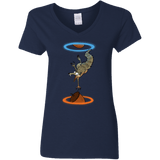 T-Shirts Navy / S INFINUT Women's V-Neck T-Shirt