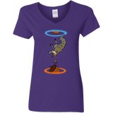 T-Shirts Purple / S INFINUT Women's V-Neck T-Shirt