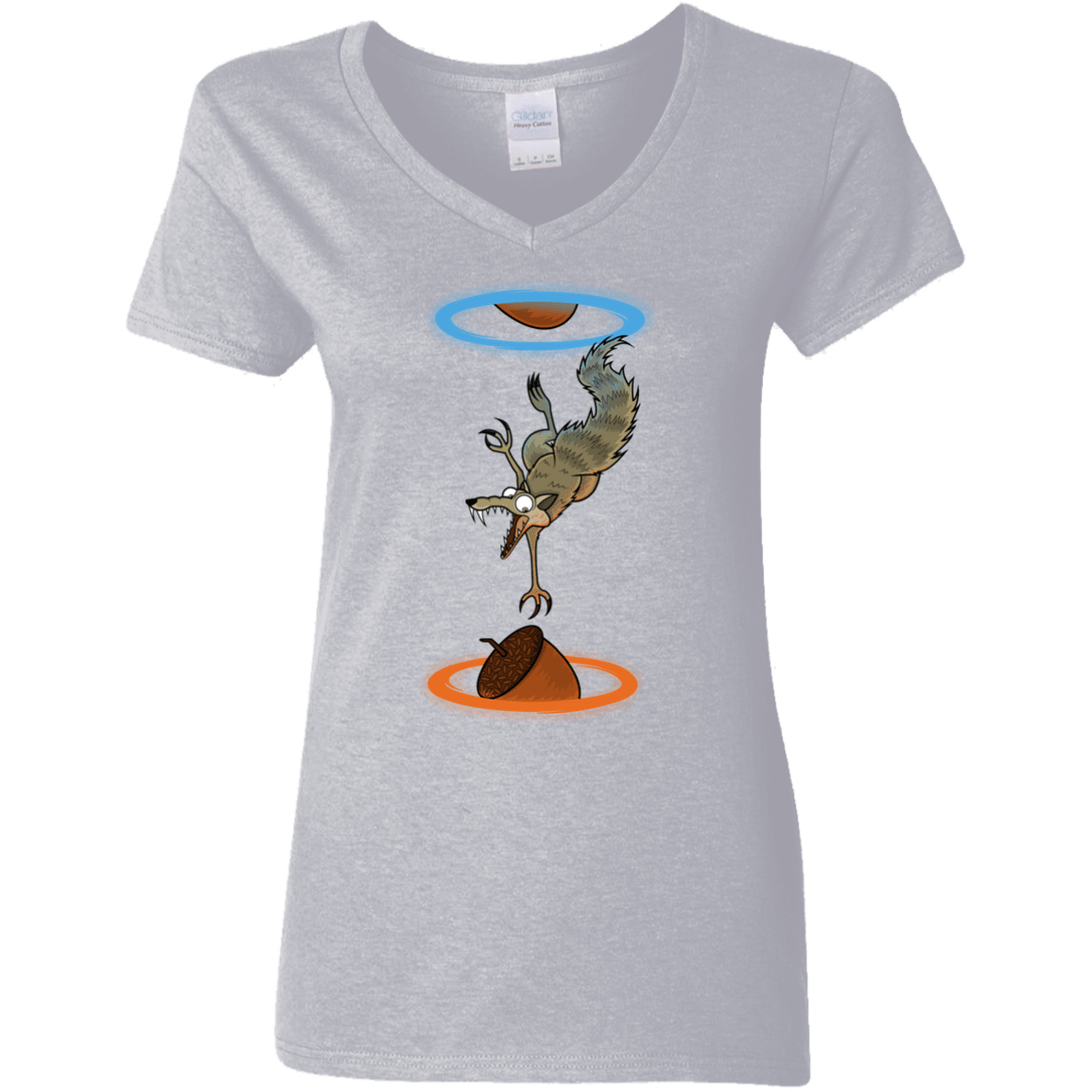 T-Shirts Sport Grey / S INFINUT Women's V-Neck T-Shirt