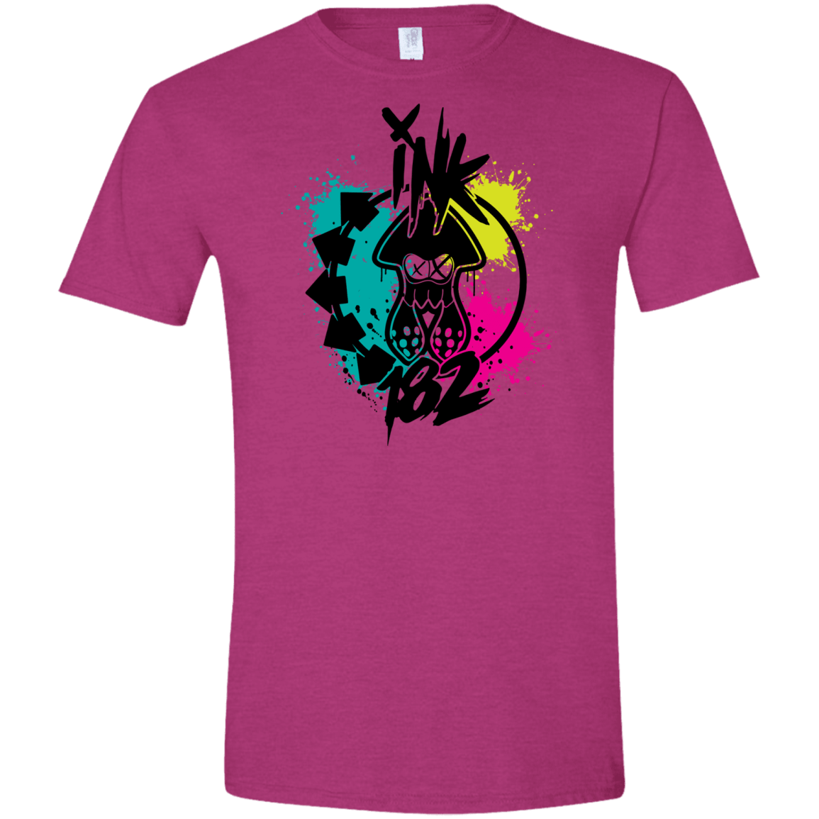 T-Shirts Antique Heliconia / S Ink 182 Men's Semi-Fitted Softstyle