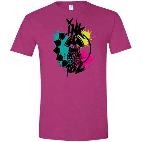 T-Shirts Antique Heliconia / S Ink 182 Men's Semi-Fitted Softstyle