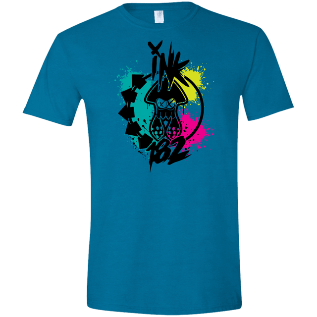T-Shirts Antique Sapphire / S Ink 182 Men's Semi-Fitted Softstyle