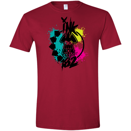 T-Shirts Cardinal Red / S Ink 182 Men's Semi-Fitted Softstyle