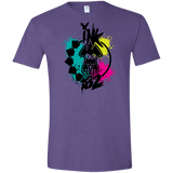 T-Shirts Heather Purple / S Ink 182 Men's Semi-Fitted Softstyle