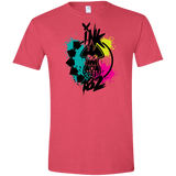 T-Shirts Heather Red / S Ink 182 Men's Semi-Fitted Softstyle