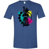 T-Shirts Heather Royal / X-Small Ink 182 Men's Semi-Fitted Softstyle