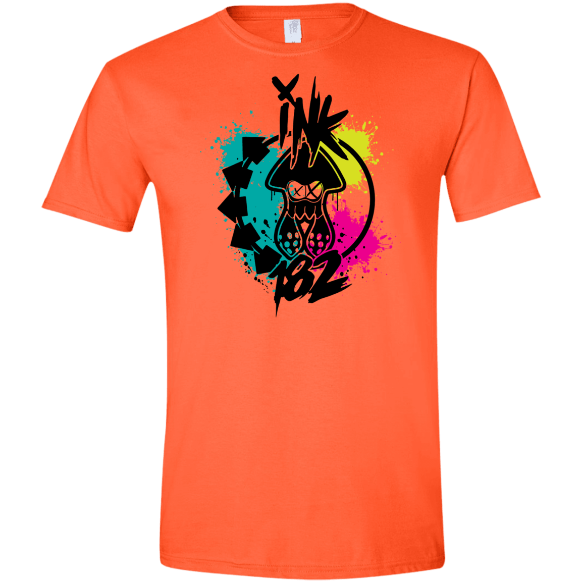 T-Shirts Orange / S Ink 182 Men's Semi-Fitted Softstyle