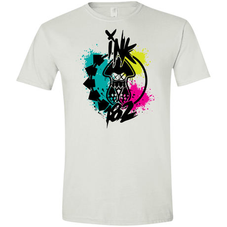 T-Shirts White / X-Small Ink 182 Men's Semi-Fitted Softstyle