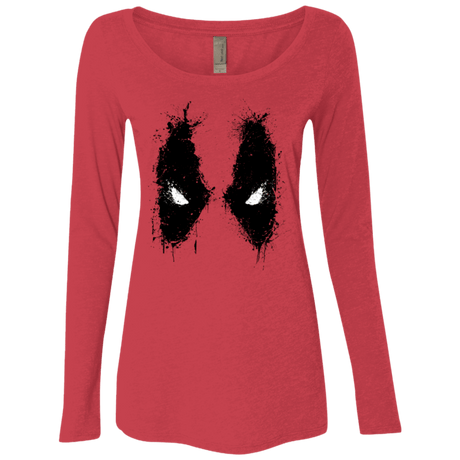 T-Shirts Vintage Red / Small Ink Badass Women's Triblend Long Sleeve Shirt
