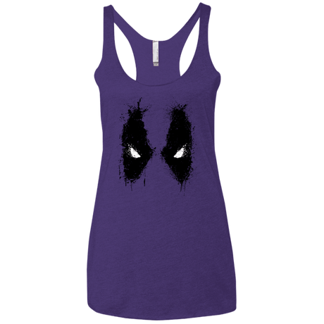 T-Shirts Purple / X-Small Ink Badass Women's Triblend Racerback Tank