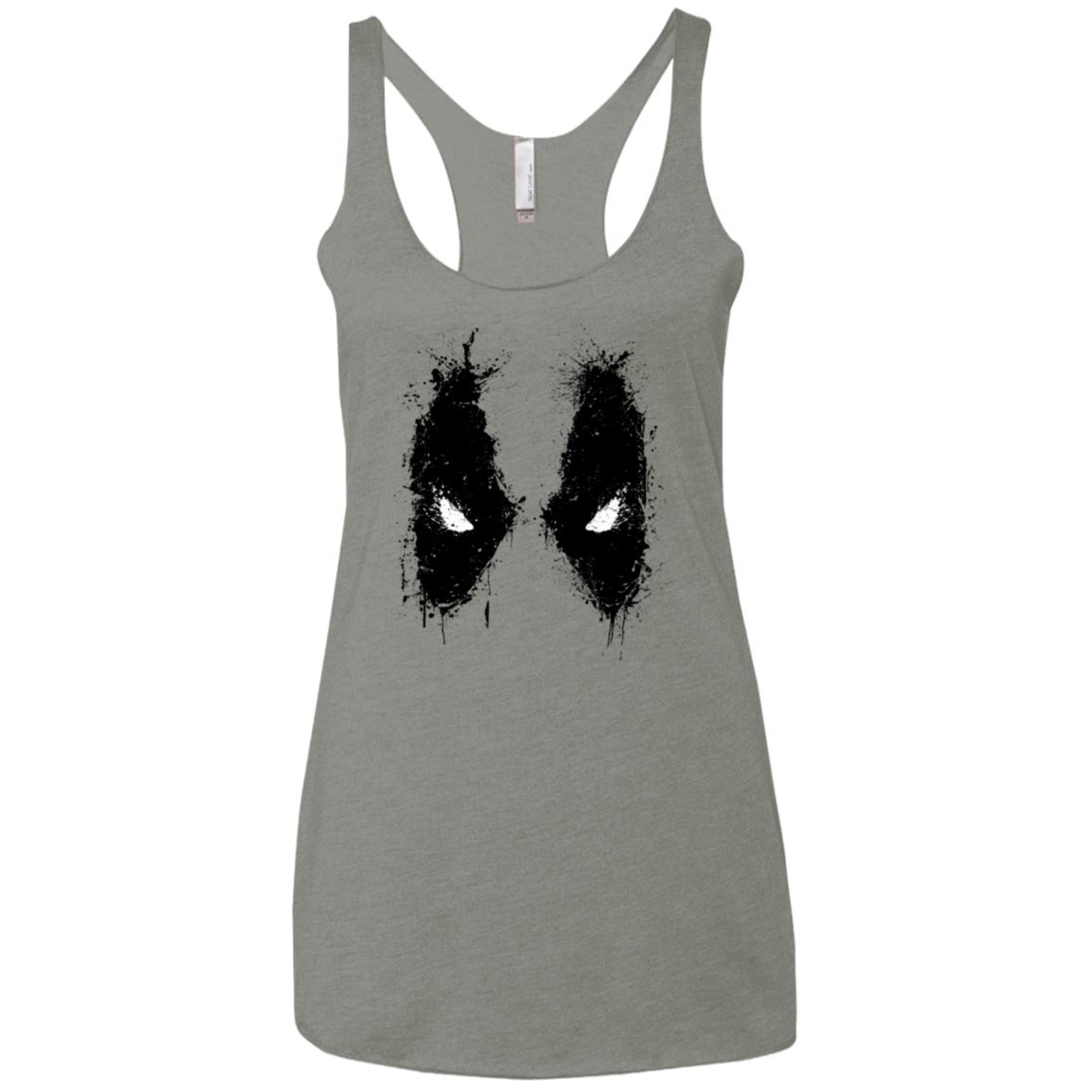 T-Shirts Venetian Grey / X-Small Ink Badass Women's Triblend Racerback Tank