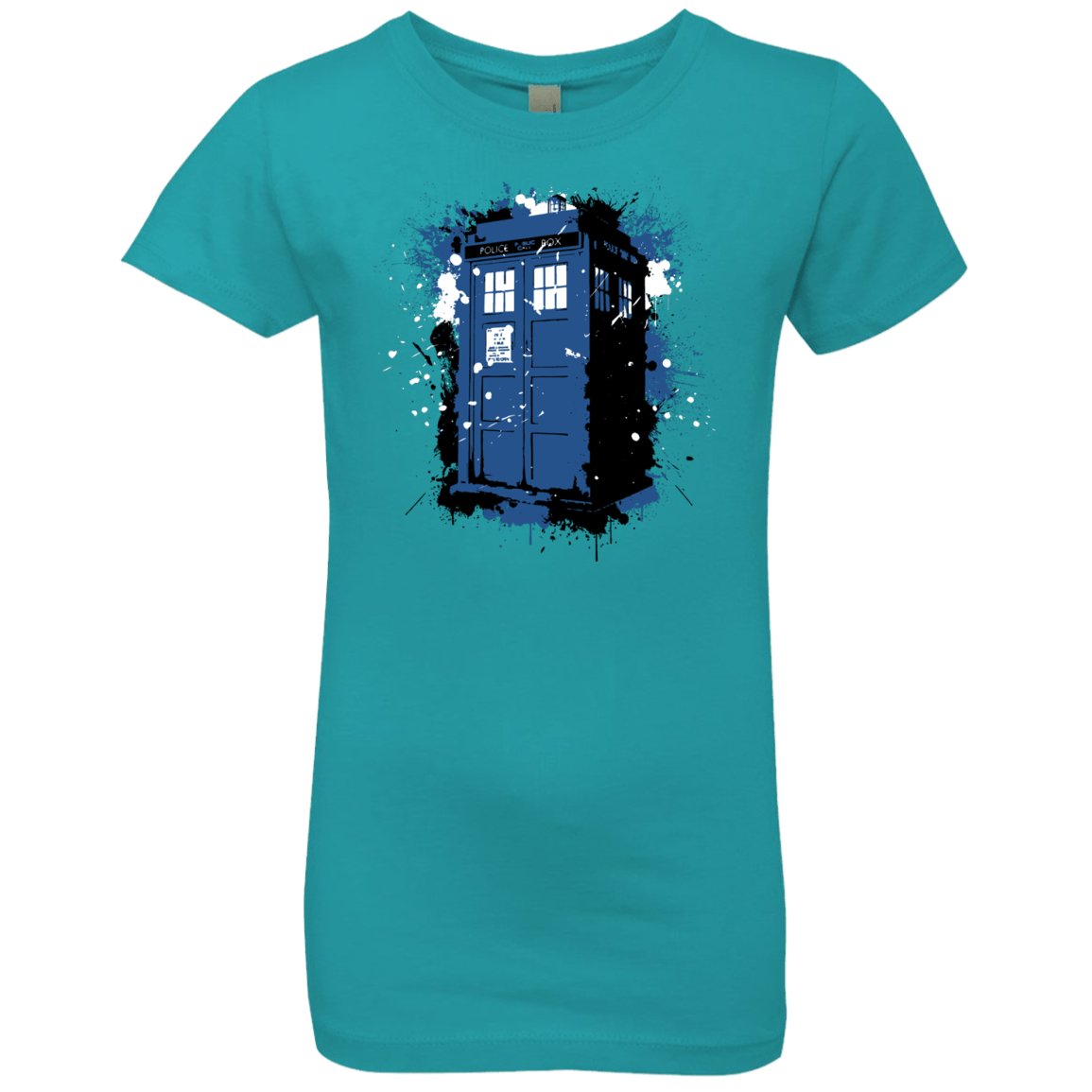 T-Shirts Tahiti Blue / YXS Ink Box Girls Premium T-Shirt