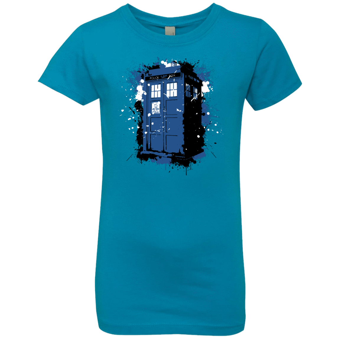 T-Shirts Turquoise / YXS Ink Box Girls Premium T-Shirt