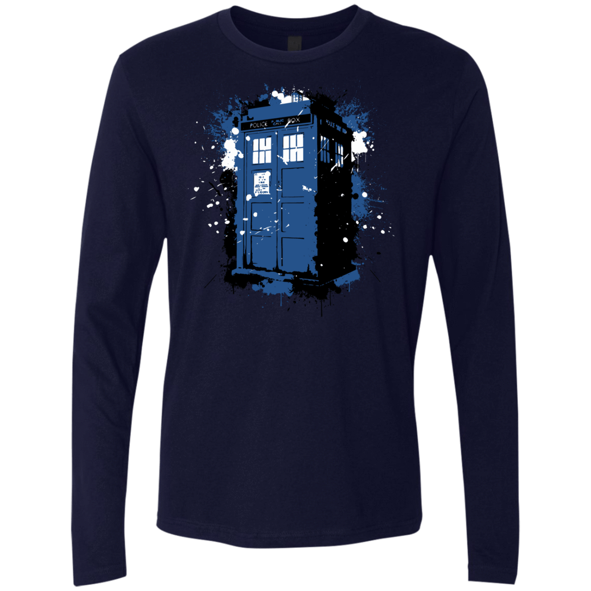 T-Shirts Midnight Navy / Small Ink Box Men's Premium Long Sleeve