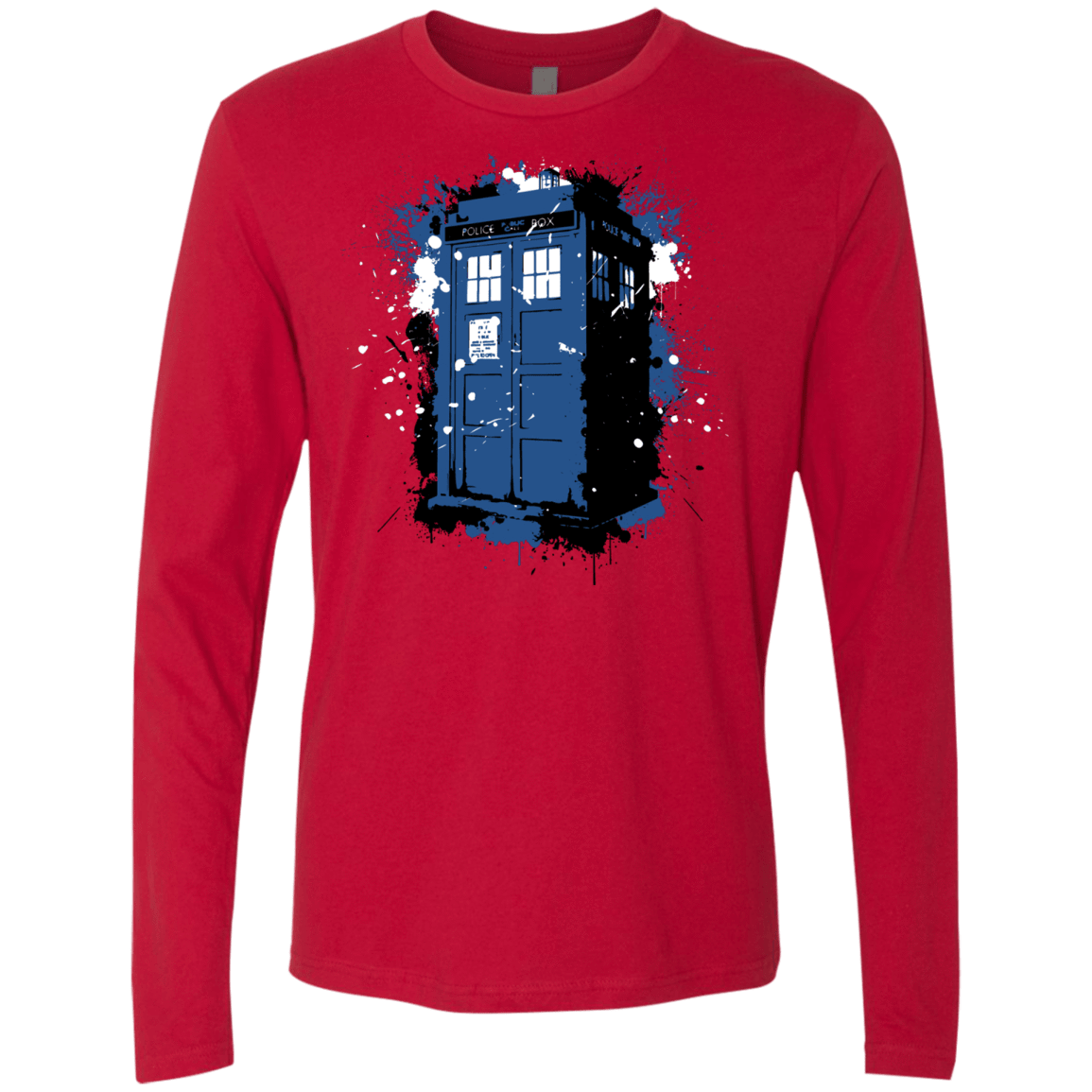 T-Shirts Red / Small Ink Box Men's Premium Long Sleeve