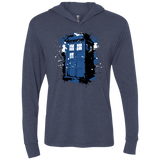 T-Shirts Vintage Navy / X-Small Ink Box Triblend Long Sleeve Hoodie Tee