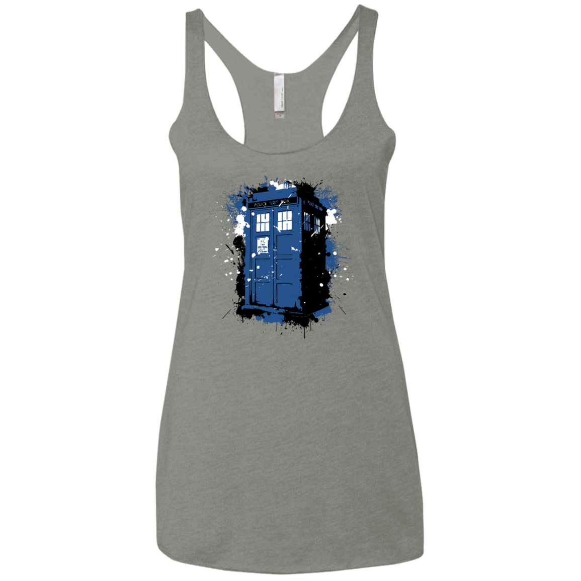 T-Shirts Venetian Grey / X-Small Ink Box Women's Triblend Racerback Tank