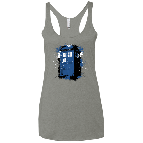 T-Shirts Venetian Grey / X-Small Ink Box Women's Triblend Racerback Tank