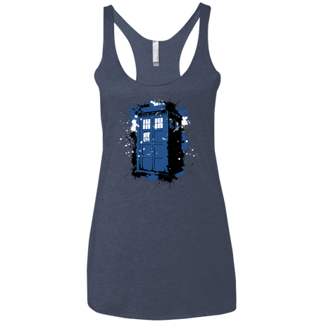 T-Shirts Vintage Navy / X-Small Ink Box Women's Triblend Racerback Tank