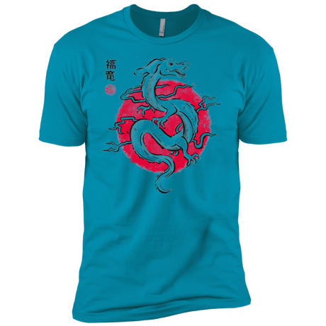 T-Shirts Turquoise / YXS Ink Fukuryu Boys Premium T-Shirt