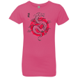 T-Shirts Hot Pink / YXS Ink Fukuryu Girls Premium T-Shirt