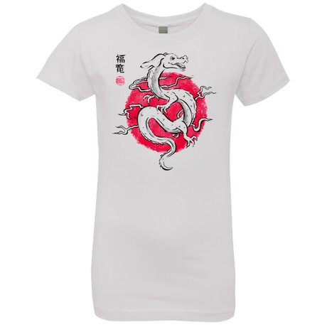 T-Shirts White / YXS Ink Fukuryu Girls Premium T-Shirt