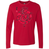 T-Shirts Red / Small Ink Fukuryu Men's Premium Long Sleeve