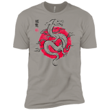 T-Shirts Light Grey / X-Small Ink Fukuryu Men's Premium T-Shirt