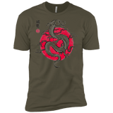 T-Shirts Military Green / X-Small Ink Fukuryu Men's Premium T-Shirt