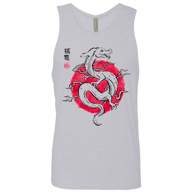 T-Shirts Heather Grey / Small Ink Fukuryu Men's Premium Tank Top