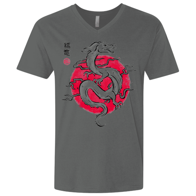 T-Shirts Heavy Metal / X-Small Ink Fukuryu Men's Premium V-Neck