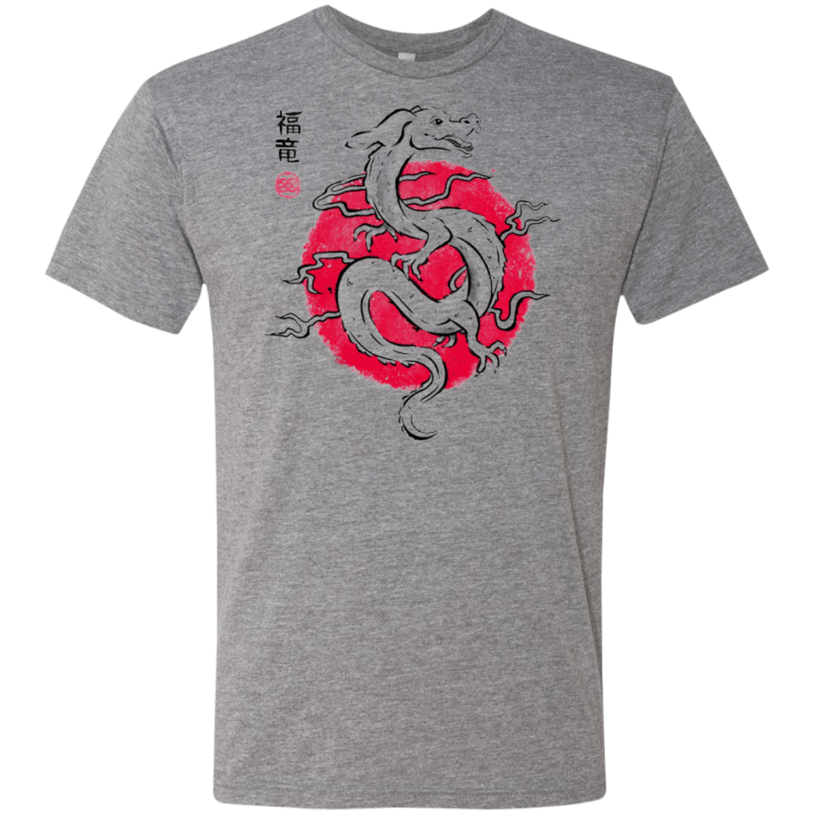 T-Shirts Premium Heather / Small Ink Fukuryu Men's Triblend T-Shirt