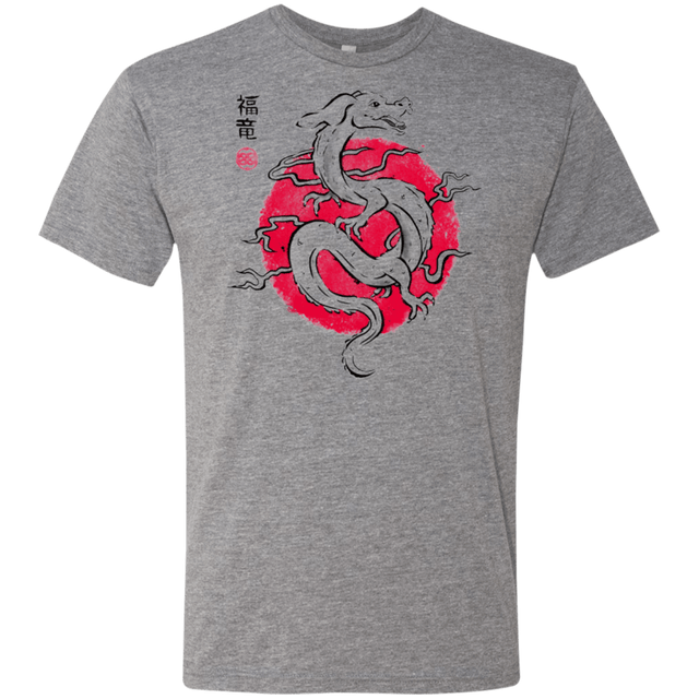 T-Shirts Premium Heather / Small Ink Fukuryu Men's Triblend T-Shirt