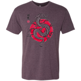 T-Shirts Vintage Purple / Small Ink Fukuryu Men's Triblend T-Shirt