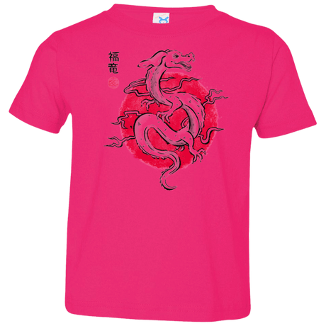 T-Shirts Hot Pink / 2T Ink Fukuryu Toddler Premium T-Shirt