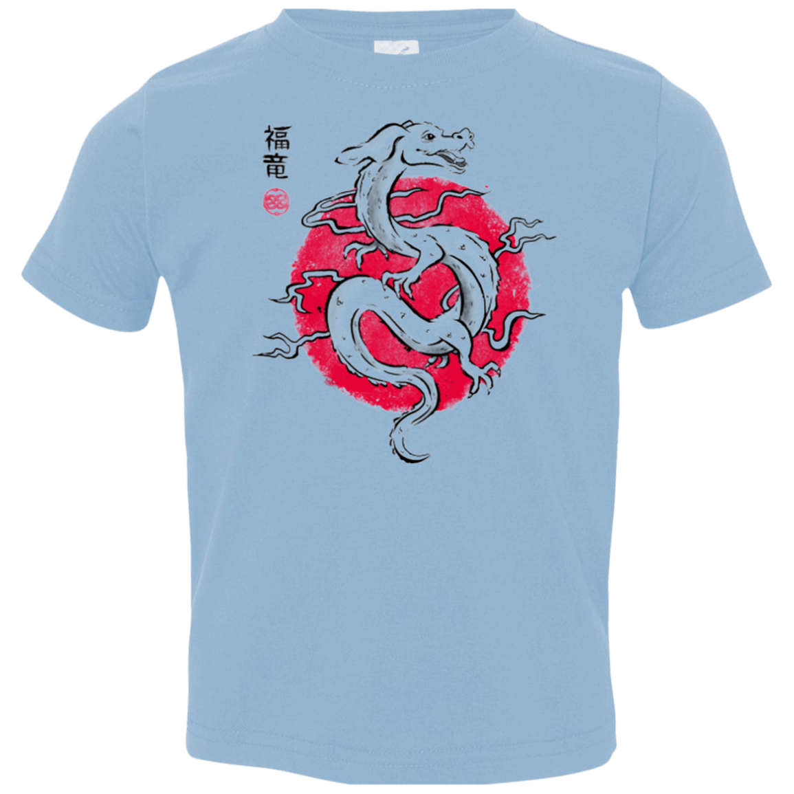 T-Shirts Light Blue / 2T Ink Fukuryu Toddler Premium T-Shirt