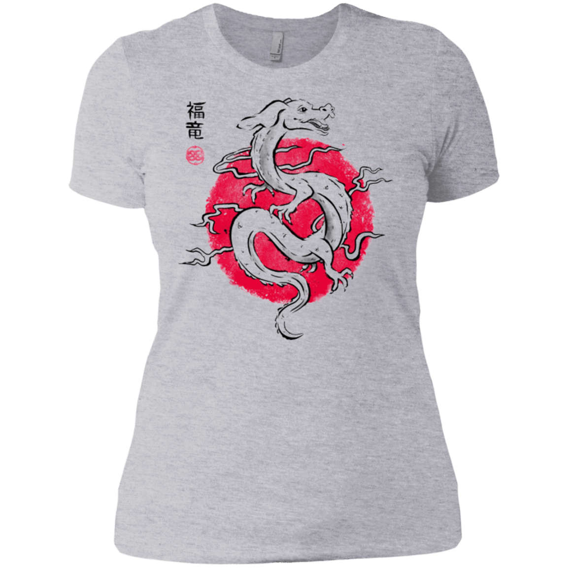 T-Shirts Heather Grey / X-Small Ink Fukuryu Women's Premium T-Shirt