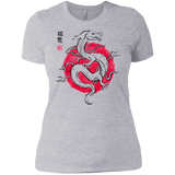 T-Shirts Heather Grey / X-Small Ink Fukuryu Women's Premium T-Shirt