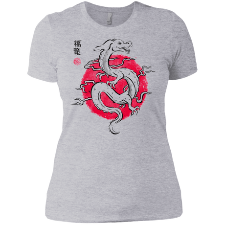 T-Shirts Heather Grey / X-Small Ink Fukuryu Women's Premium T-Shirt
