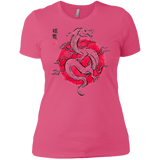 T-Shirts Hot Pink / X-Small Ink Fukuryu Women's Premium T-Shirt
