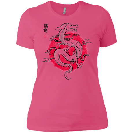 T-Shirts Hot Pink / X-Small Ink Fukuryu Women's Premium T-Shirt