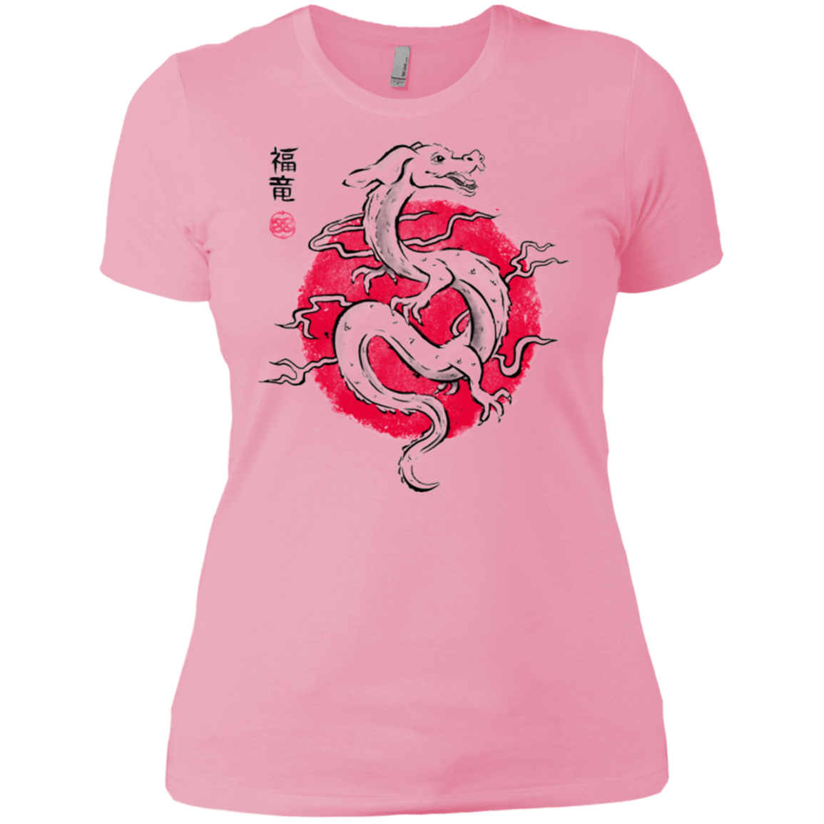 T-Shirts Light Pink / X-Small Ink Fukuryu Women's Premium T-Shirt